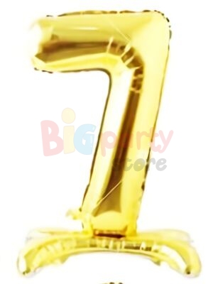 Folyo Balon Ayaklı Rakam Gold 70 cm - 3