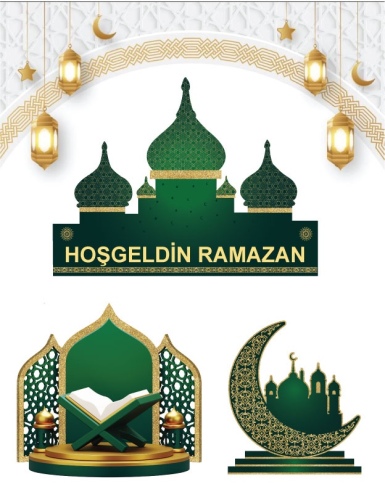 Ramazan Rahleli Pano Seti 3 Parça - 1
