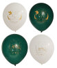Ramazan Lateks Balon Baskılı Yeşil Beyaz 12'' 100 Parça - 2