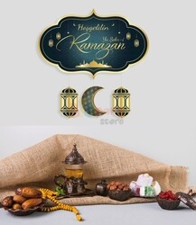 Tavan Sarkan Süs Varaklı Ramazan 4 lü - 2