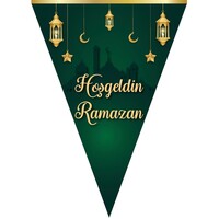 Bayrak Flama Üçgen Hoşgeldin Ramazan - 2