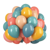 Retro Lateks Balon 12 inç 8 Parça Karışık - 1