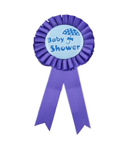 Rozet Baby Shower Mavi Şemsiyeli Model - 