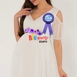 Rozet Baby Shower Mavi Şemsiyeli Model - 3