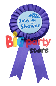 Rozet Baby Shower Mavi Şemsiyeli Model - 1