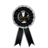 Rozet Groom To Be Siyah - 3