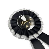 Rozet Groom To Be Siyah - 2