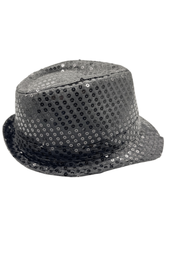 Şapka Fotr Pullu Işıklı Lüks Siyah - 3