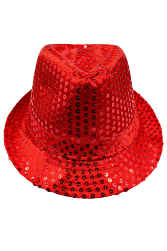 Şapka Fotr Pullu Lüks Kırmızı - 