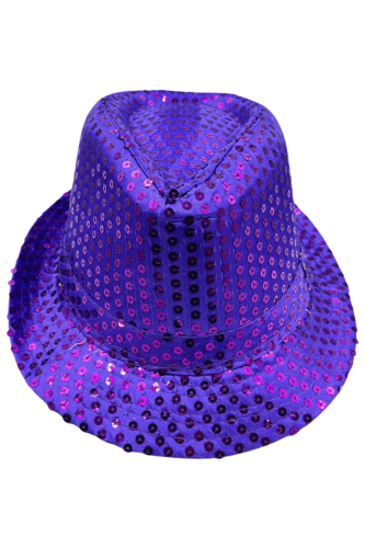 Şapka Fotr Pullu Lüks Mor - 