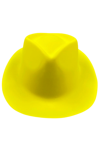 Şapka Lazer Fotr Model Pastel Sarı - 1