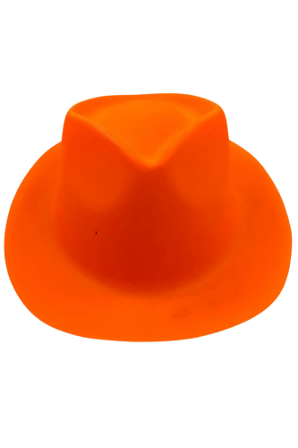 Şapka Lazer Fotr Model Pastel Turuncu - 1