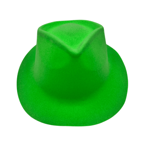 Şapka Lazer Kadife Fotr Model Yeşil - 2