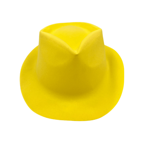 Şapka Lazer Kadife Fotr Model Sarı - 2
