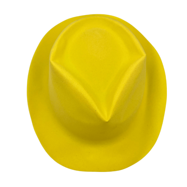 Şapka Lazer Kadife Fotr Model Sarı - 3