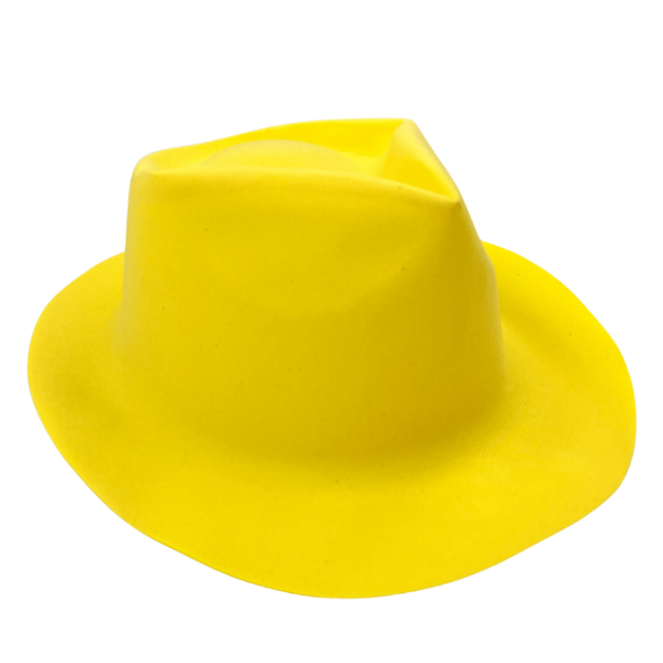 Şapka Lazer Kadife Fotr Model Sarı - 