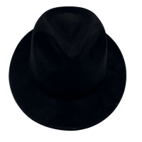 Şapka Lazer Kadife Fotr Model Siyah - 1