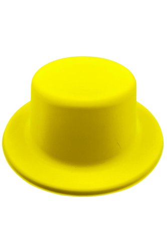Şapka Lazer Oval Model Pastel Sarı - 1