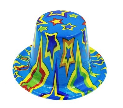 Şapka Lazer Renkli Baskılı Çocuk Model - 1