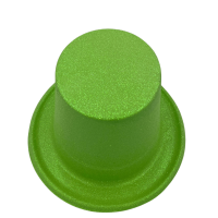 Şapka Lazer Sihirbaz Model Simli Makaron Yeşil - 1