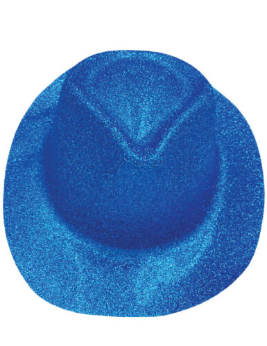 Şapka Lazer Simli Fotr Model Mavi - 