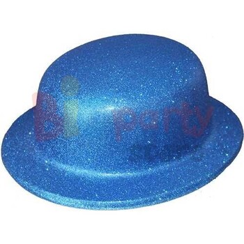 Şapka Lazer Simli Yuvarlak Açık Mavi - 1