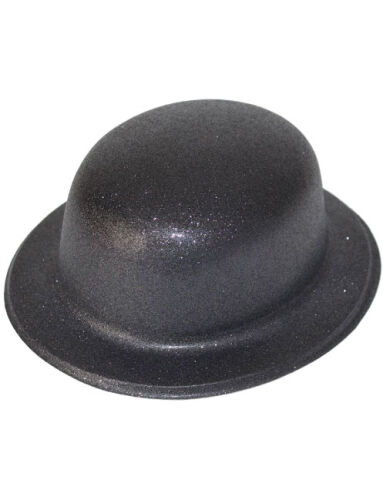 Şapka Lazer Simli Oval Siyah - 