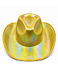 Şapka Neon Hologramlı Kovboy Sarı - 1