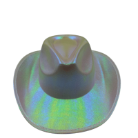 Şapka Neon Hologramlı Kovboy Beyaz - 1