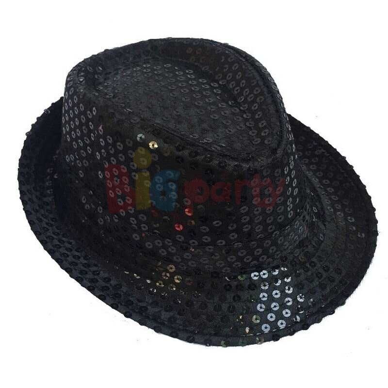 Şapka Pullu Fötr Lüks Siyah - 1