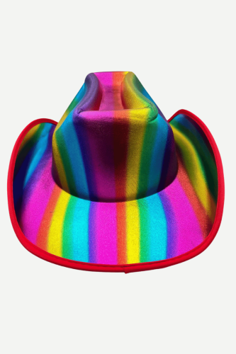 Şapka Şerif Çizgili Rengarenk Lüks - 2