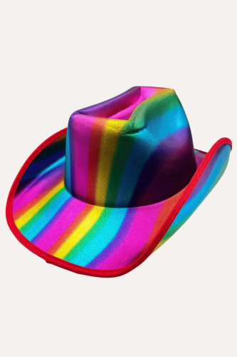 Şapka Şerif Çizgili Rengarenk Lüks - 3