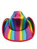 Şapka Şerif Çizgili Rengarenk Lüks - 1