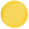 Plastik Tabak Sarı 22 Cm / 25 Parça - 1