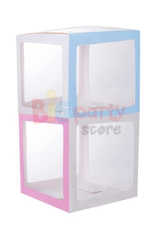 Şeffaf Harfli Kutu 3 Renkli 25 x 25 x 25 Cm - 2