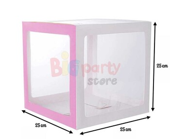 Şeffaf Harfli Kutu 3 Renkli 25 x 25 x 25 Cm - 4