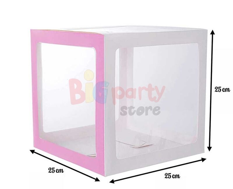 Şeffaf Harfli Kutu 3 Renkli 25 x 25 x 25 Cm - 4