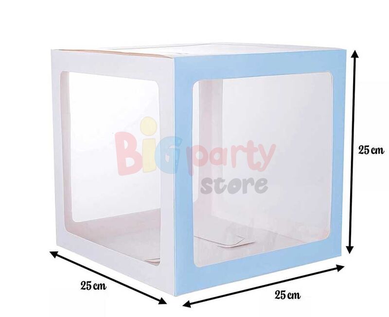 Şeffaf Harfli Kutu 3 Renkli 25 x 25 x 25 Cm - 5