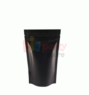 Siyah Alüminyum Doypack 13x22x3,5 Cm - 1