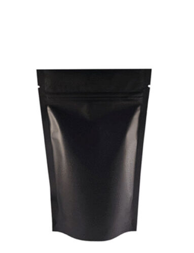 Siyah Alüminyum Doypack 16x27x4 Cm25'li - 