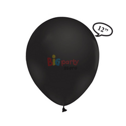  - Lateks Metalik Balon Siyah 100 ′lü