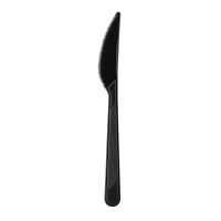 Plastik Bıçak Siyah 25li - 1
