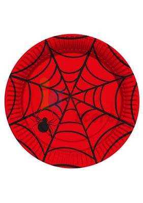 Lisanslı Spiderman Karton Tabak 23 cm 8li - 2