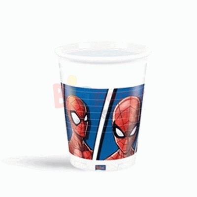 Lisanslı Spiderman Bardak 8 Parça - 1