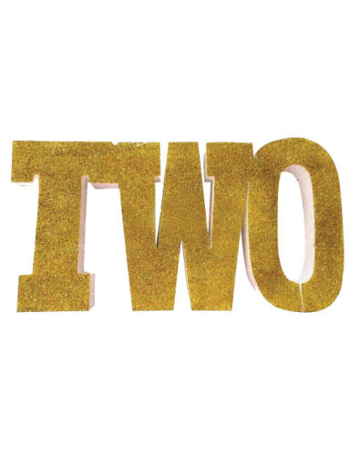 Strafor Two Gold Yazısı Kalın - 