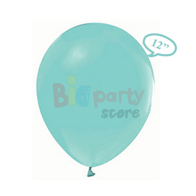 Lateks Pastel Balon Su Yeşili 100 Parça - 2
