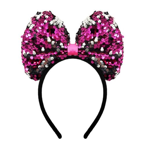 Taç Fiyonk Pullu Payetli Fuşya - 