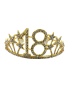 Taç Metal Taşlı 18 Yaş Yıldızlı Lüks Altın - 1