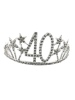 Taç Metal Taşlı 40 Yaş Yıldızlı Lüks Gümüş - 1
