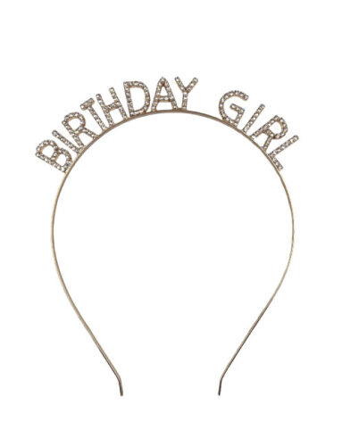 Taç Metal Taşlı Birthday Girl Altın - 